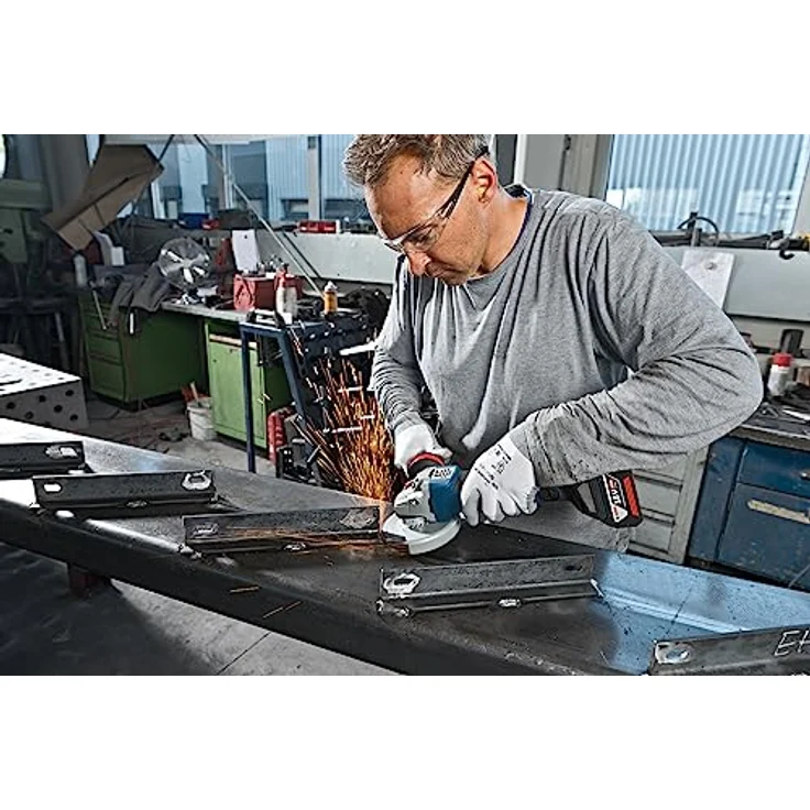 Bosch Professional 18V System Akku-Winkelschleifer GWS 18V-10 P (bürstenloser Motor, Leistung wie kabelgebundener Schleifer mit 1.000 W, KickBack Control, Intelligent Brake System, in L-BOXX) – Bild 4