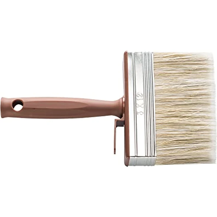HARDY WORKING TOOLS Flächenstreicher, Terrassenstreichbürste, 100mmx30mm, Borstenpinsel, Borstenlänge 55mm, Lasurpinsel Holz Außen, Pinsel für Holzöl, Flächenpinsel, Serie 85, A0245-855610, 100x30mm – Bild 1