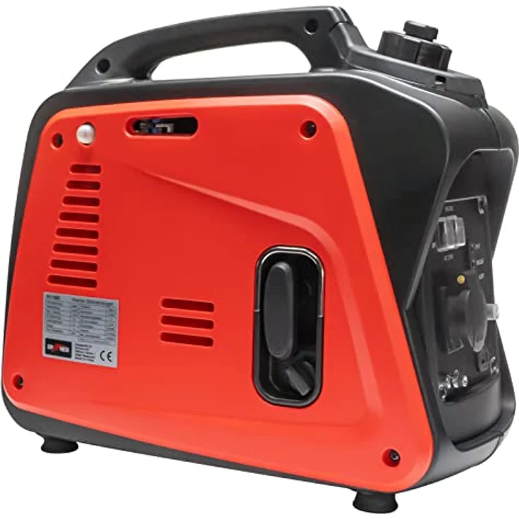 Grafner Stromerzeuger Inverter Generator 1100 W (1 KW Dauerleistung), Benzinbetrieb 4 Takt, 230V, Invertertechnologie, leicht robust, digitaler Benzin Notstrom Aggregat – Bild 8