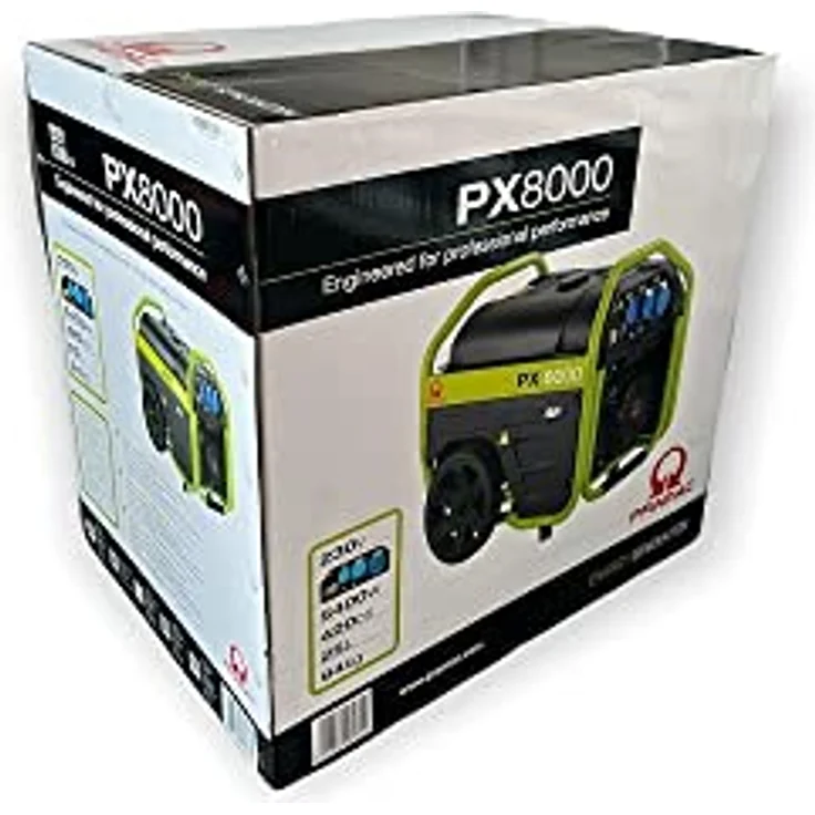 Pramac Stromerzeuger PX8000 3PH AVR, Benzin 230V/400V 1,5/5,0kVA, kompakt und effizient – Bild 8