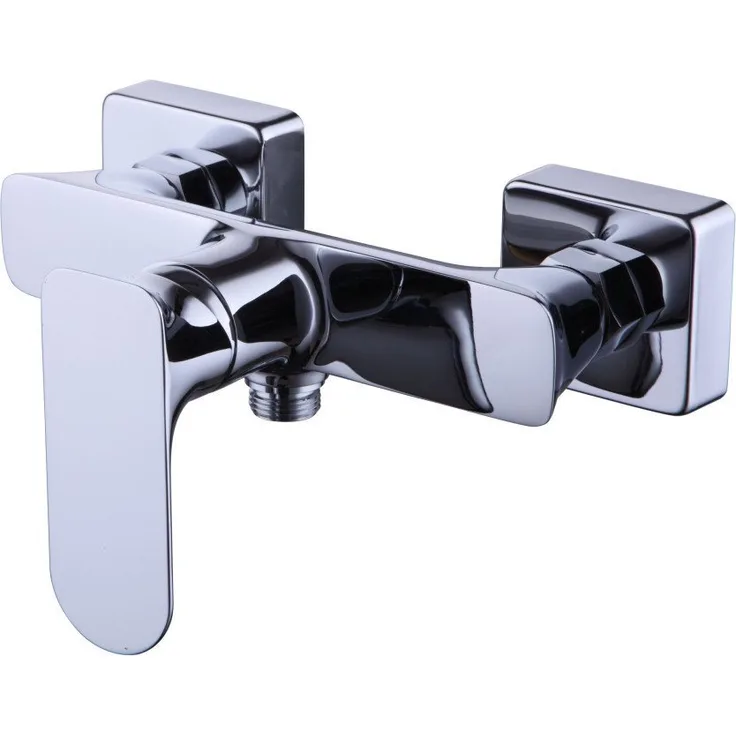 Primaster Duscharmatur Mainz, verchromter Einhebelmischer mit präziser Temperaturregelung, silber