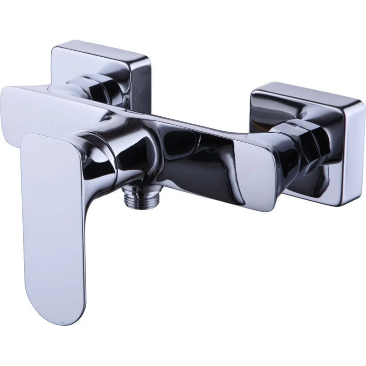 Primaster Duscharmatur Mainz, verchromter Einhebelmischer mit präziser Temperaturregelung, silber