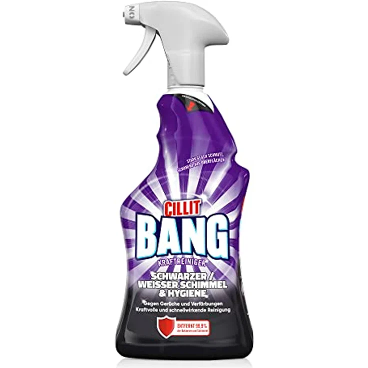 CILLIT BANG Kraftreiniger schwarzer/weißer Schimmel und Hygiene – Entfernt Schimmel, Verfärbungen und Bakterien – 1 x 750 ml – Bild 2