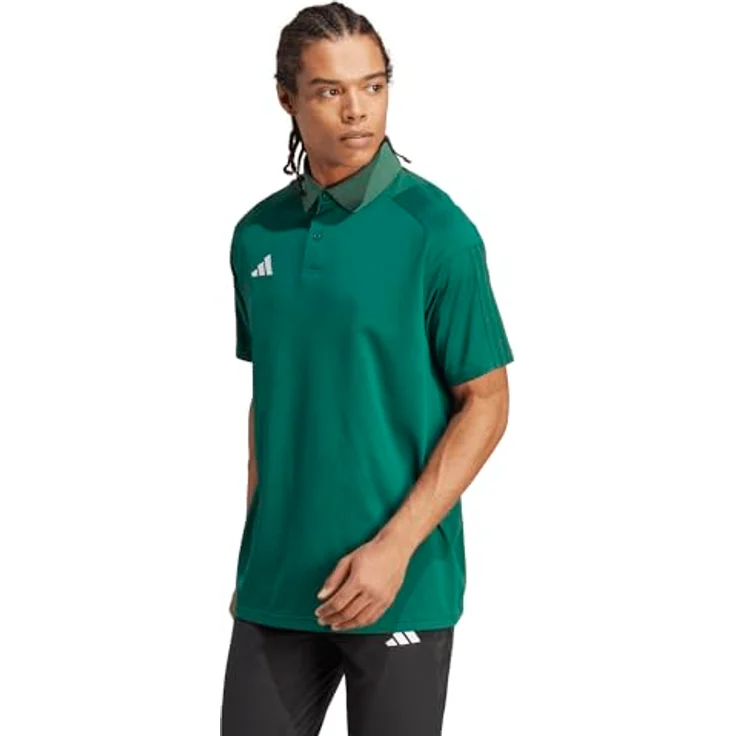 adidas Performance Herren Poloshirt Tiro 23 Competition Polo, 65% Polyester/35% Baumwolle, schwarz – Bild 3
