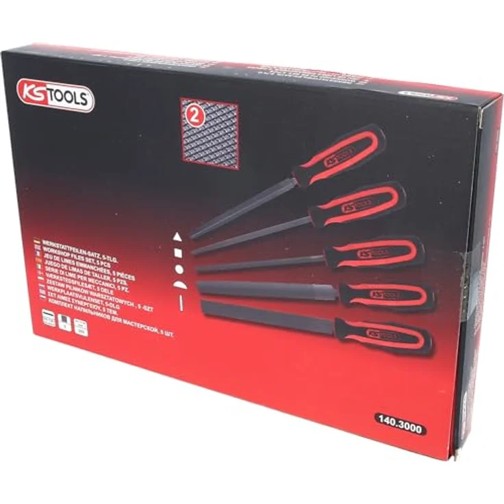 KS Tools 140.3000 Werkstattfeilen-Satz, 5-tlg. – Bild 5