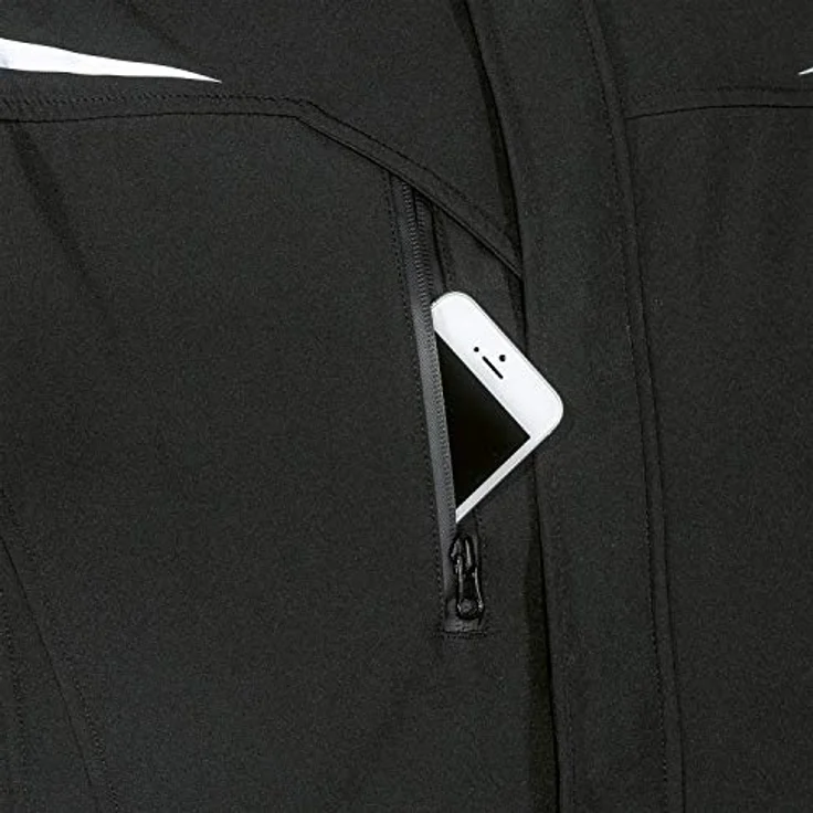 Uvex Safety uvex syneXXo Softshelljacke, Arbeitsjacke in Schwarz, Größe 5XL, wind- und wasserabweisend, optimale Bewegungsfreiheit – Bild 3