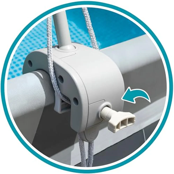 Intex 28054 Sonnenschutz Pooldach Canopy Rectangular Pool abnehmbar – Bild 4