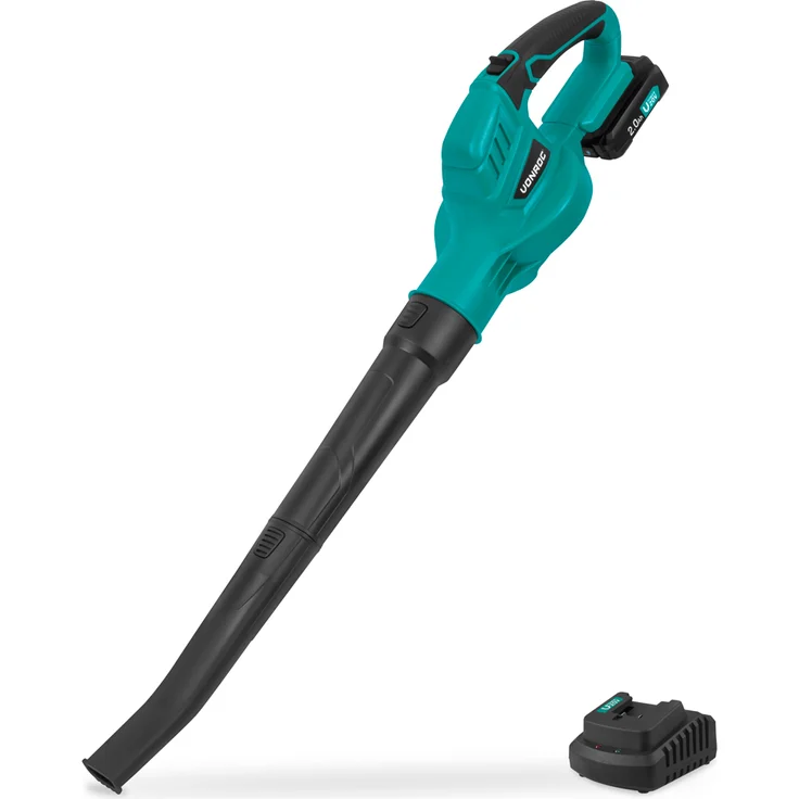 VONROC Akku-Laubbläser 20V (LB506DC), 2,0Ah mit 180 km/h Luftgeschwindigkeit und ergonomischem Softgrip-Griff – Bild 1