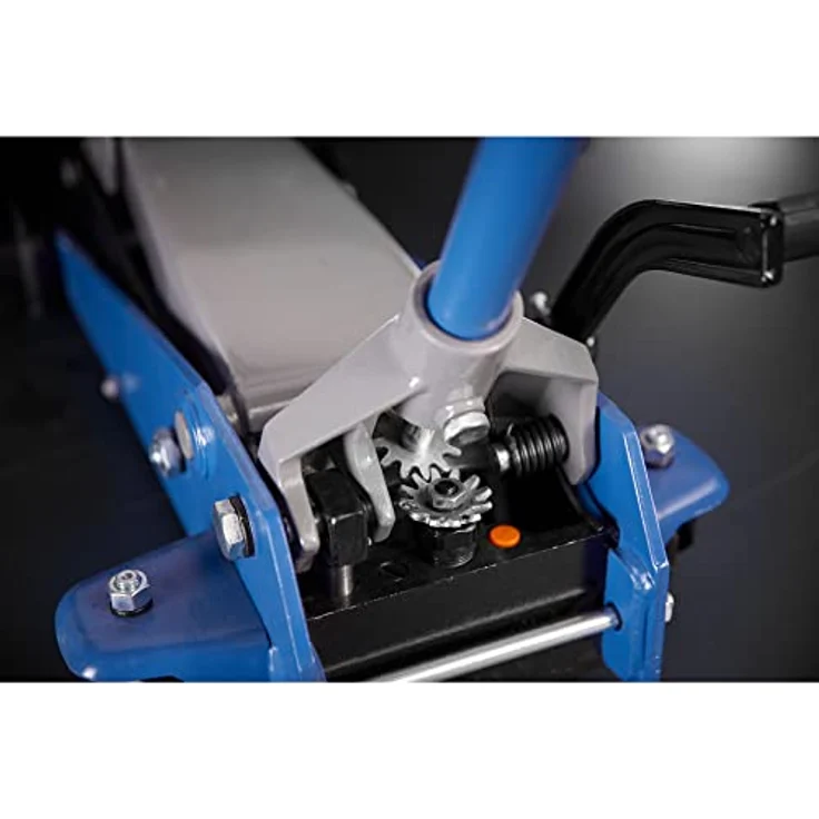 cartrend Werkstatt Rangierwagenheber mit Quick-Lift, Hydraulik, bis zu 3 Tonnen Tragkraft, Hubhöhe von 145-500 mm, gefertigt aus Qualitätsstahl – Bild 5