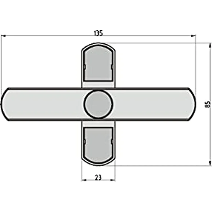 BASI - Fenster- und Fenstertürenzusatzsicherung - Ausführung Weiß - einflügelig – Bild 3