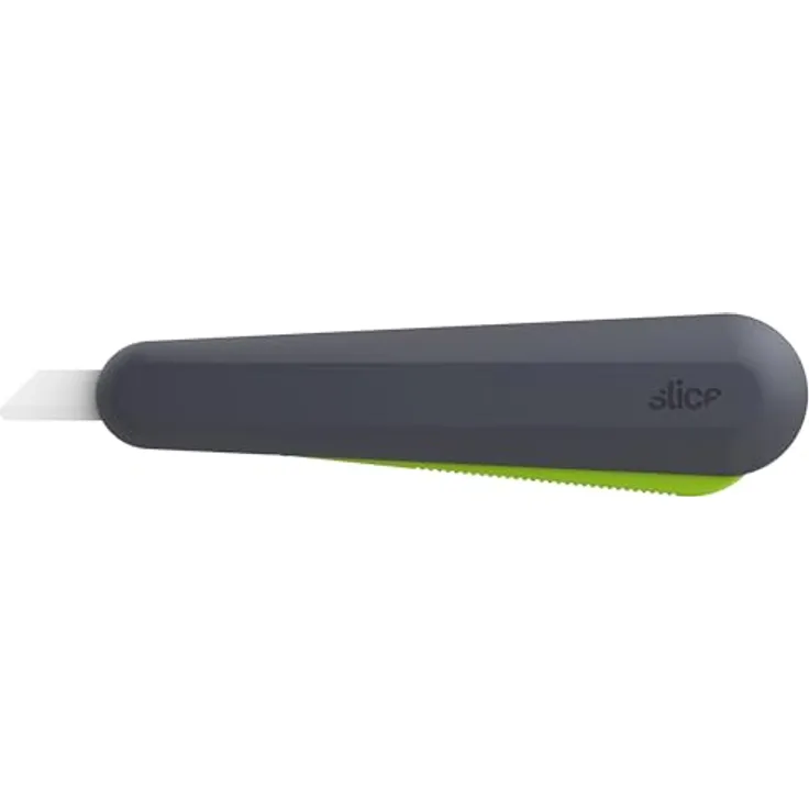 SLICE Cuttermesser Slice 10563, Cuttermesser mit Zangengriff, automatischem Klingenrückzug und rostfreier Zirkonoxidklinge