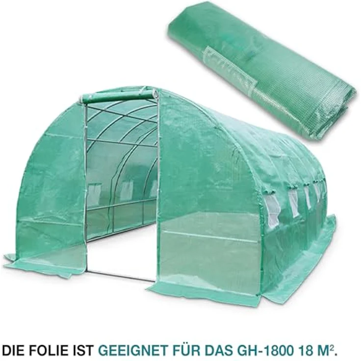 TOM Gewächshaus Folie GH-1801, Ersatzfolie für TOM GH-1800, 175 g/m², wetterfest, UV-beständig, Polypropylen Gewebe – Bild 2