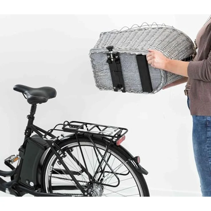 Trixie Fahrradkorb mit Gitter für Gepäckträger – Bild 5