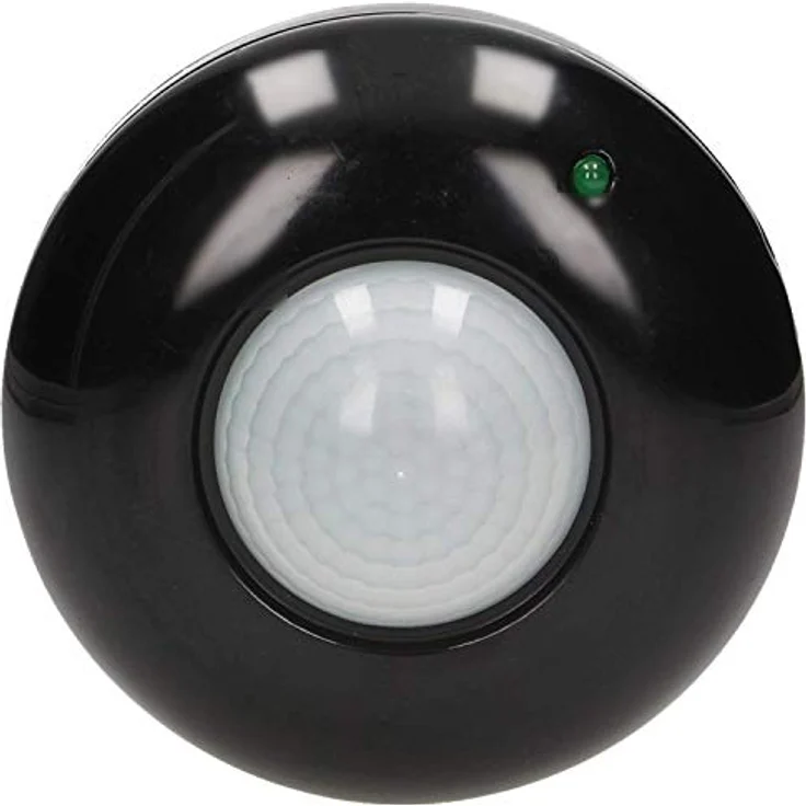 Orno CR-203 LED Bewegungsmelder, 360° Infrarot-Deckenmontage, max. 1200 W, Anpassbare Lichtintensität, Farbe: Schwarz – Bild 2