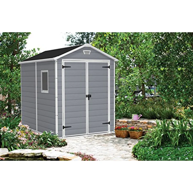 Keter Gerätehaus Manor 6x8 DD, Grau, 7,6 m³ – Bild 3
