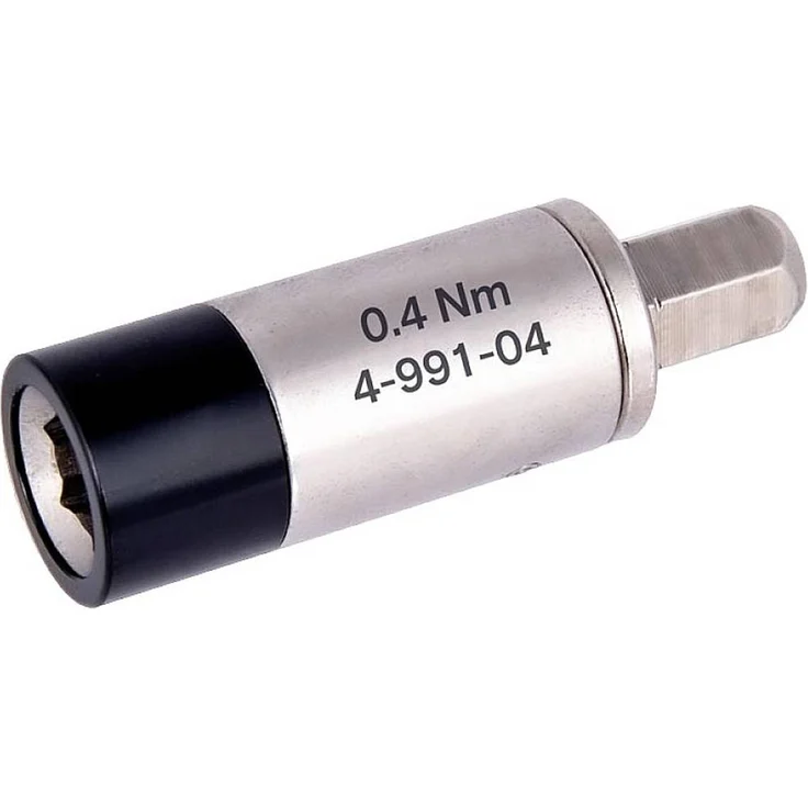 Bernstein Tools for Electronics 4-991-04 Drehmomentadapter 1/4" (6.3 mm), präzise bis 0.4 Nm, langlebig für Handbetrieb, max. 20.000 Klicks