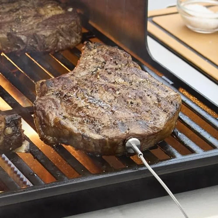 Weber SPIRIT EX-335 Smarter Gasgrill, 3-Brenner mit WLAN-Thermometer, Sear Zone und Seitenbrenner, schwarz – Bild 6