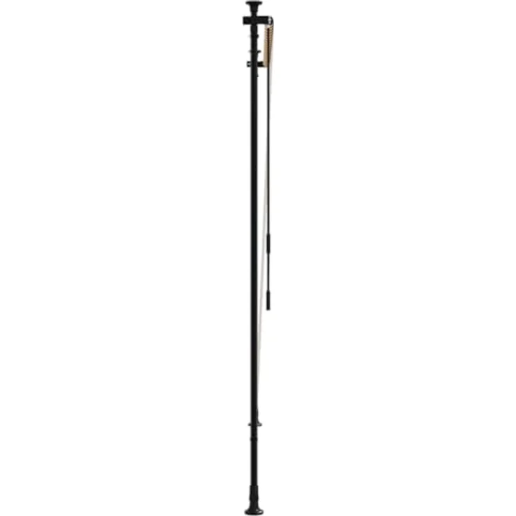 vidaXL Außenrollo, Senkrechtmarkise mit Kurbel, Einziehbarer Sichtschutz, Orange Weiß 200x270cm Stoff Stahl – Bild 4
