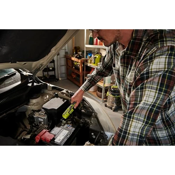 RYOBI RR14W4-120G Akku-Ratschenschrauber 1/4 Zoll 4V Lithium 1x2.0Ah, ideal für Arbeiten an engen Stellen, inkl. USB-C Ladekabel – Bild 2