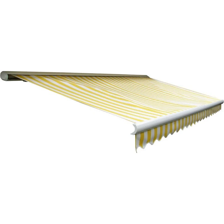 MCW Kassettenmarkise H122-4x3-V Elektrische Kassetten-Markise, bequem einstellbar von 0° bis 35°, Polyacryl-Bezugsstoff, Funk-Fernbedienung