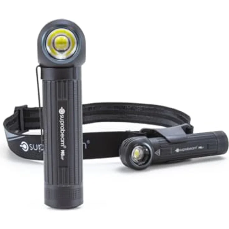 Suprabeam M6xr Multilampe, kompakte Stirn- & Taschenlampe, 2000 Lumen, 165 Meter Reichweite, stufenlos dimmbar, integrierter Magnetfuß, IP68, Wechselakku – Bild 1