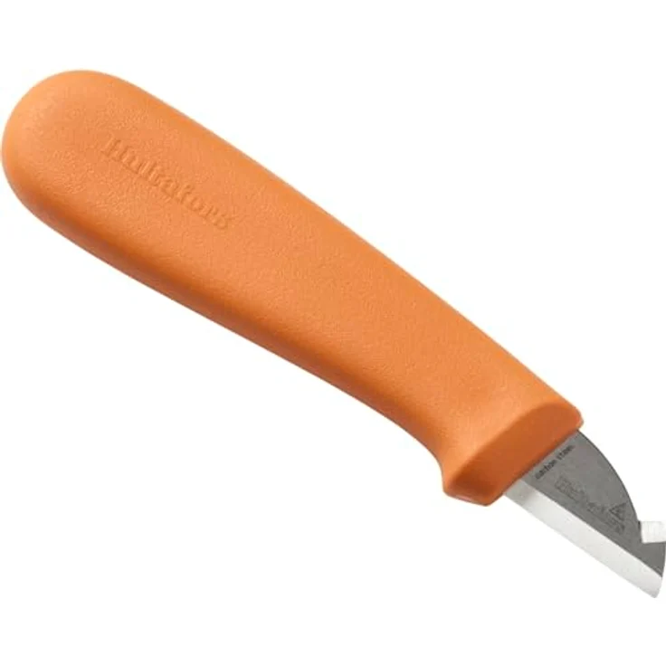 Hultafors Elektrikermesser ELK, Abisoliermesser aus japanischem Kohlenstoffstahl, beidseitiger Griff für Links- & Rechtshänder, 58-60 HRC, 1,5 mm dick – Bild 3