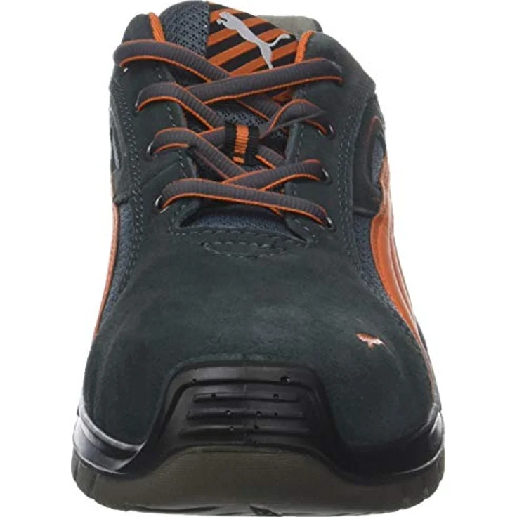 PUMA Safety 24856-41116 Omni Low SRC 643620-43 Sicherheitsschuh S1P Groeße: 43 Schwarz, Orange 1 Paar, Grau Orange, 43 EU – Bild 2