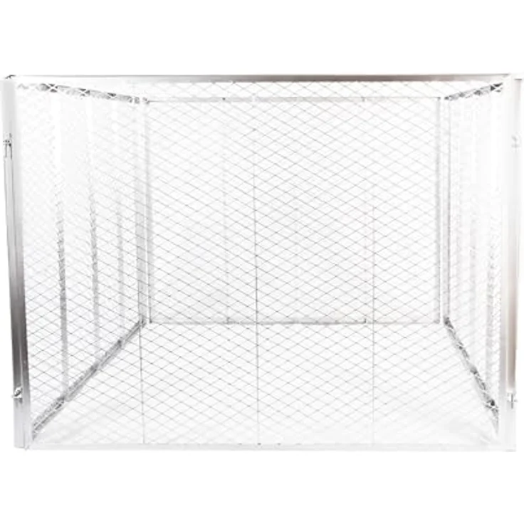 Nativ Garten Komposter 100x100x80 cm, Metallkomposter mit 800 Liter Volumen, Drahtkomposter in Grün, Kompostsieb und Kompostierer - Preisvergleich – Bild 4