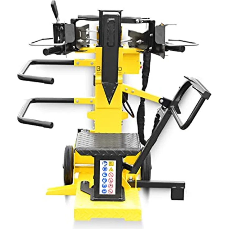 BAMATO Holzspalter HO-12PRO, 12 Tonnen Spaltkraft, schwenkbarer Spalttisch, 2 Arbeitshöhen – Bild 4