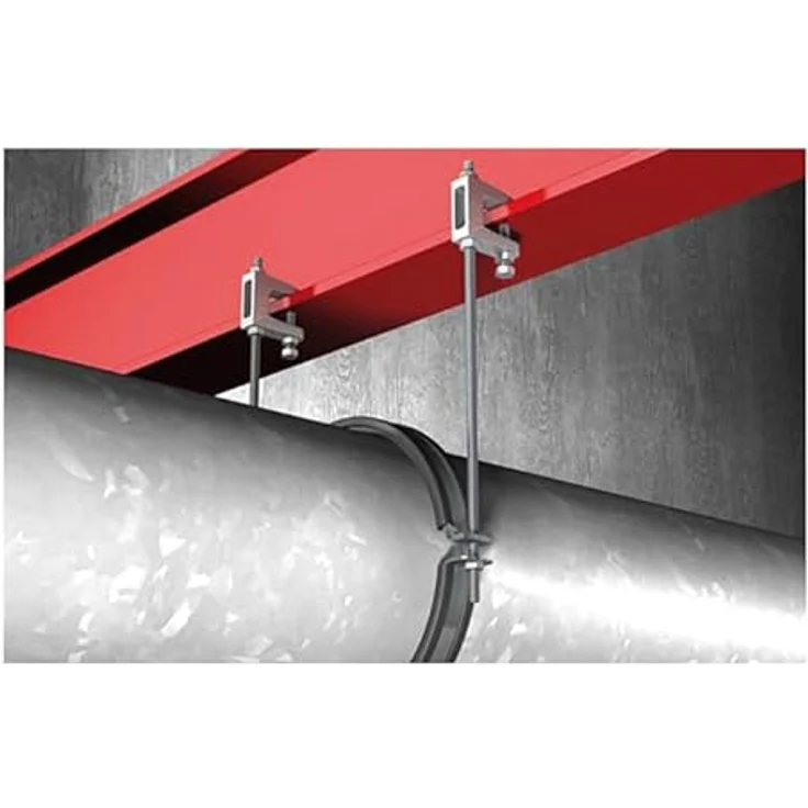 Fischer Trägerklammer TKL M10, Gewindeaufnahme für Stahlträger-Befestigung mit Hohlschliff – Bild 2