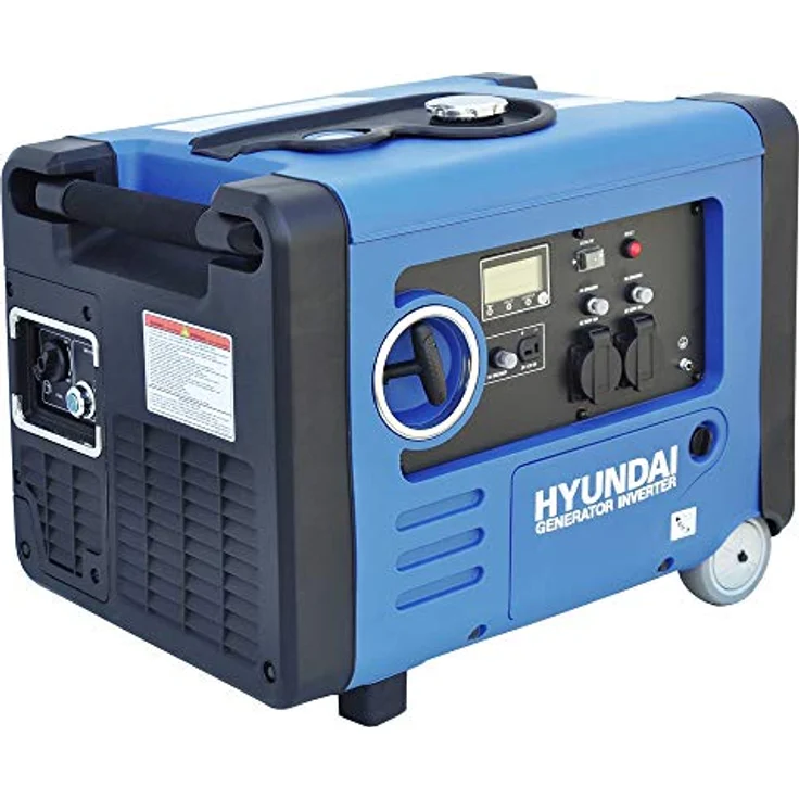 HYUNDAI Inverter-Generator HY4500SEi D (Inverter Stromerzeuger, tragbarer Benzin Generator mit 4.0 kW Maximalleistung, Notstromaggregat, Stromaggregat) – Bild 1
