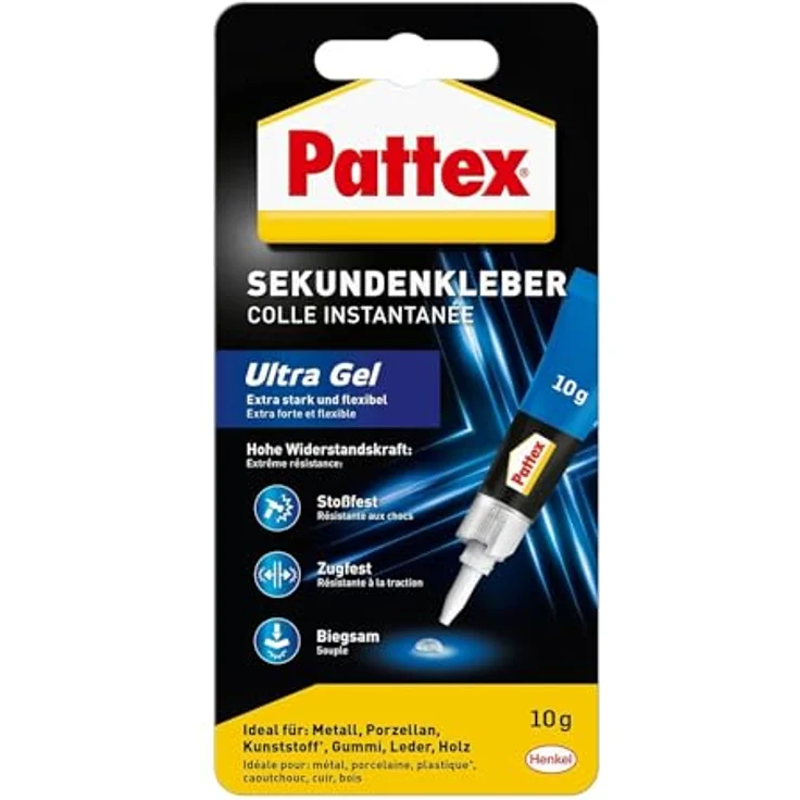 Pattex Sekundenkleber Ultra Gel 10 g - Preisvergleich – Bild 3