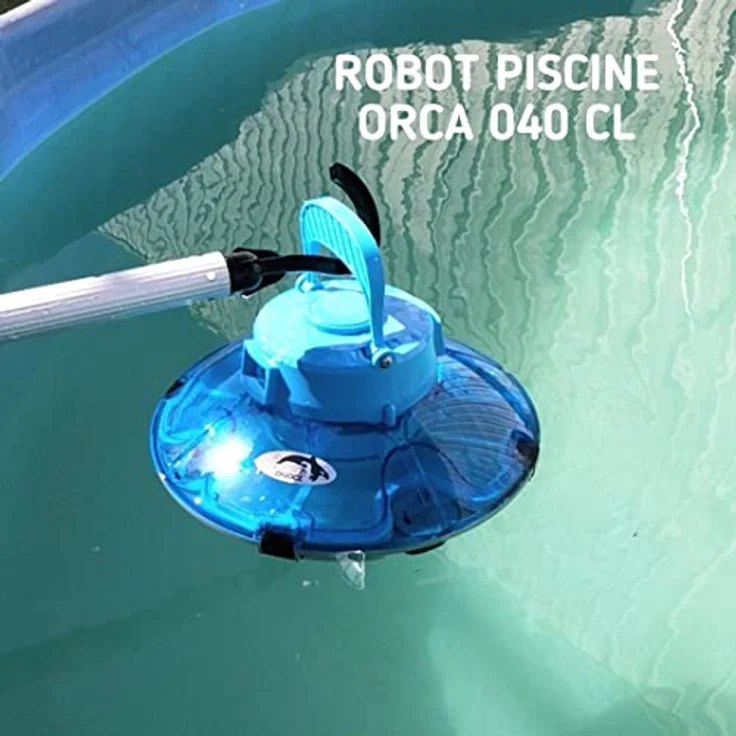 CF GROUP ORCA 40 AKU, Automatischer Poolsauger für bis zu 30 m², Akku 2600 mAh, selbstständige Bodenreinigung – Bild 6