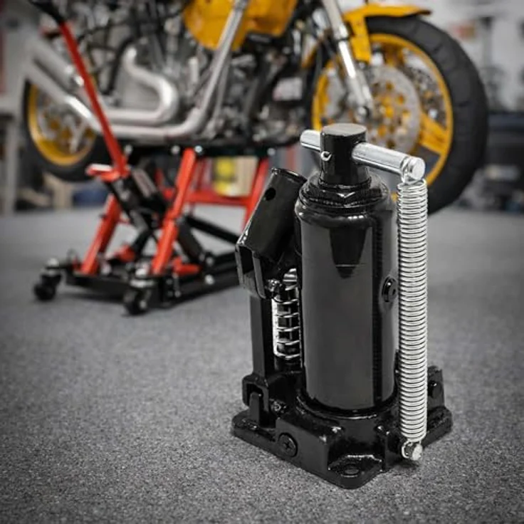 Wiltec Hydraulikzylinder für Motorradheber, Ersatzteil für Hydraulik Montagebock und Montageständer, passend für ATV (Art. 50799) – Bild 2
