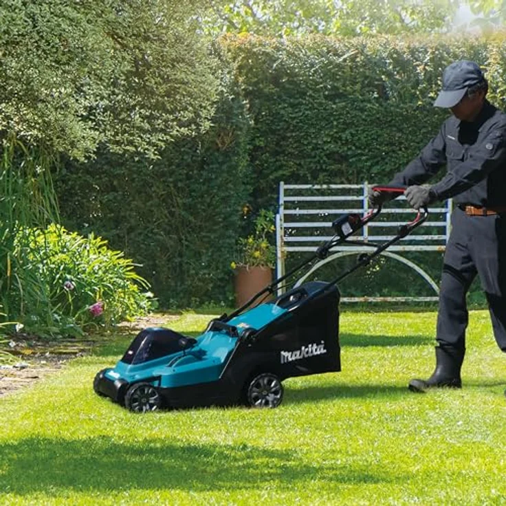 Makita Akku-Rasenmäher 'LM003GZ' 40 V, robust mit LED-Kapazitätsanzeige, platzsparender Lagerung, ohne Akku und Ladegerät – Bild 14