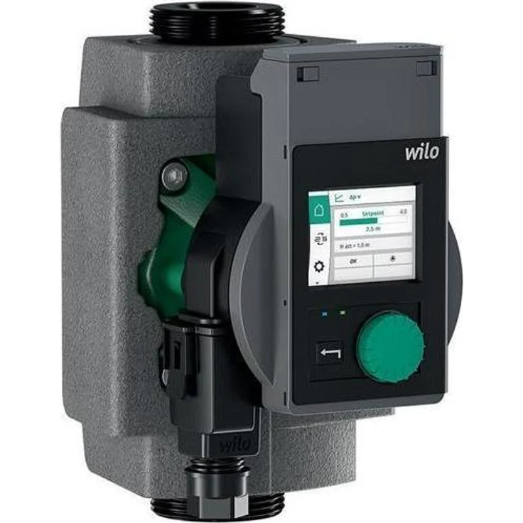 Wilo Stratos PICO plus 2.0, hocheffiziente Nassläufer Wasserpumpe, 1 1/2 Zoll, 20 W, Gusseisen, 4,065 m Förderhöhe