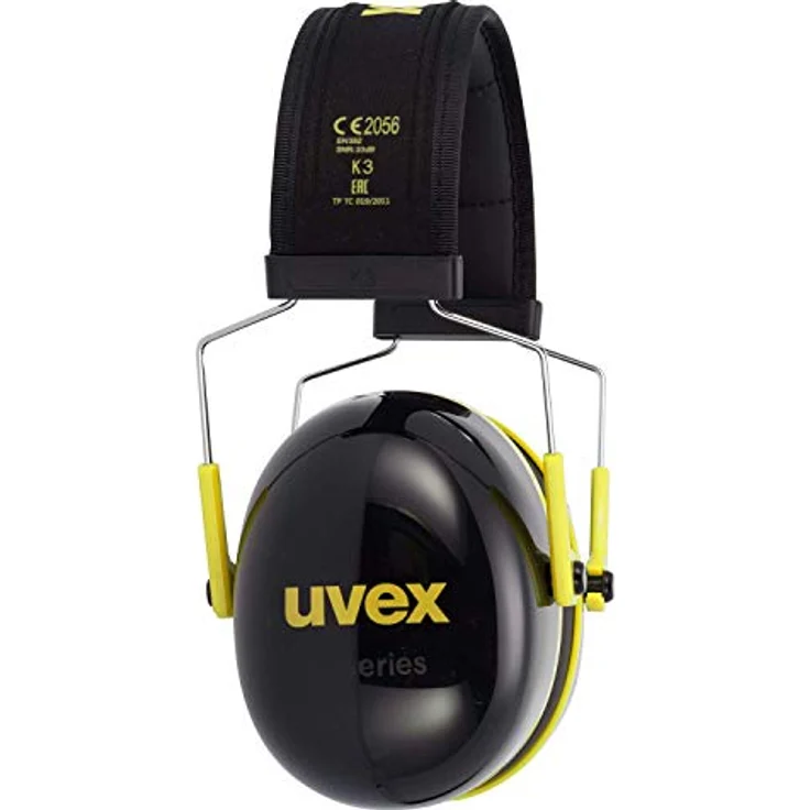 Kapselgehörschutz Uvex K2 Schwarz-Gelb – Bild 3
