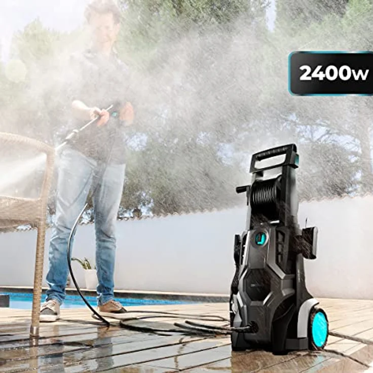 Cecotec HydroBoost 2400 AdvanceClean, Hochdruckreiniger mit 2400 W, 180 bar, 480 l/h Durchfluss, Auto-Start-Stopp-System, gebraucht – Bild 2