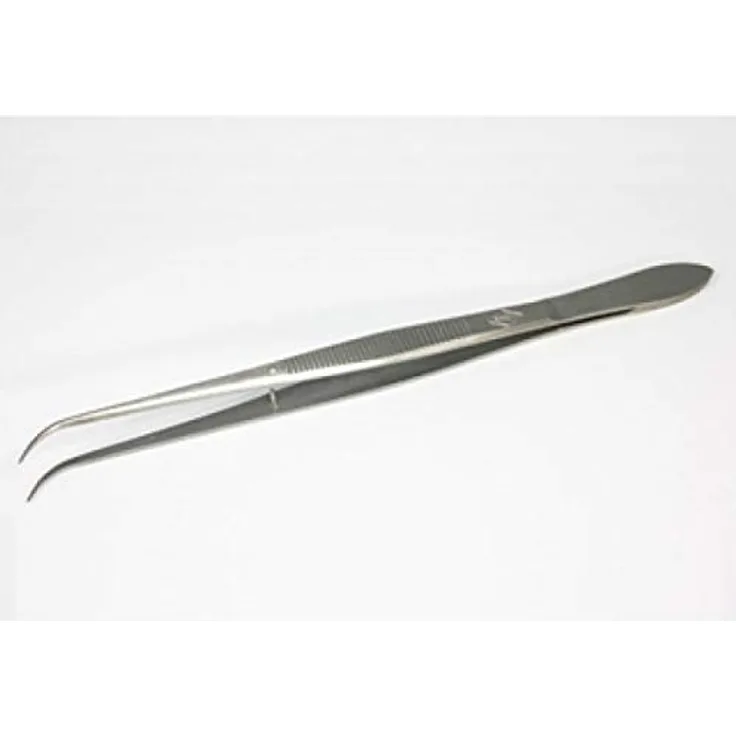 Weller Erem 23SAM160 Lange Pinzette mit Gebogenen und Gezackte Spitzen, mit Gezackte Fingergriffe für eine Sichere Handhabung, 160mm