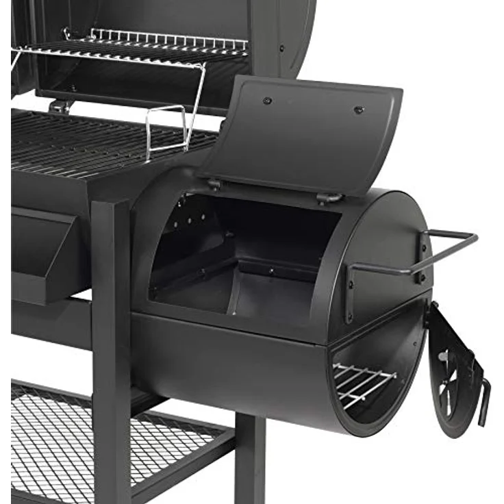 El Fuego 3 in 1 Kombigrill Sierra 3Hauptbrenner 1Seitenbrenner Gas Holzkohle – Bild 4