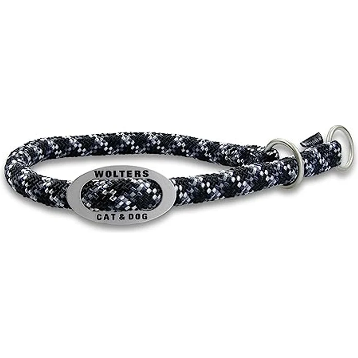 Wolters | Schlupfhalsband Everest reflektierend in Schwarz/Graphit | L 30 - 35 x B 0,9 cm – Bild 1