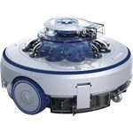 Evolution Poolroboter Circle Pro Akku kabellos vollautomatisch Battery Bodenreinigung, Pools bis 40 m², mit Filterkorb, 60 min Laufzeit