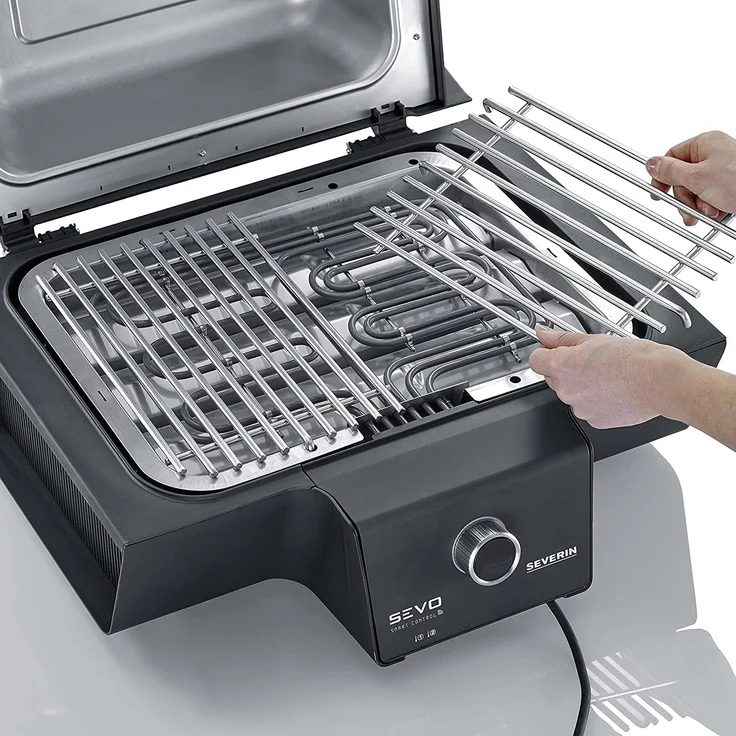 SEVERIN PG 8138 SEVO SMART CONTROL GT Tischgrill mit Deckel – Bild 3