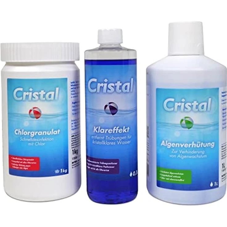Cristal SET Wasserpflege Chlor (III) – Bild 1