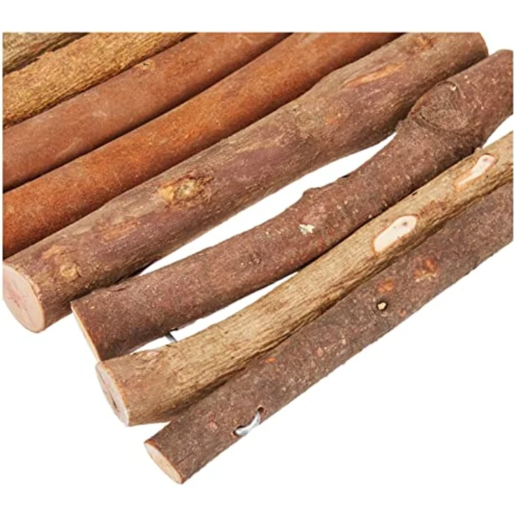Kerbl Outdoor-Spielzeug Nagerzubehör - Holzbrücke - Flexible und biegsame Holzbrücke, ideal als Rückzugsort für Nager, natur – Bild 3