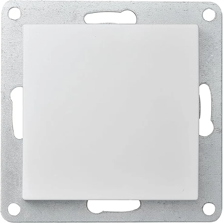 McPower Blindabdeckung Blende Flair, Unterputz, 60mm für Hohlwanddosen Ø 68mm, weiß, IP20 Schutzklasse – Bild 1