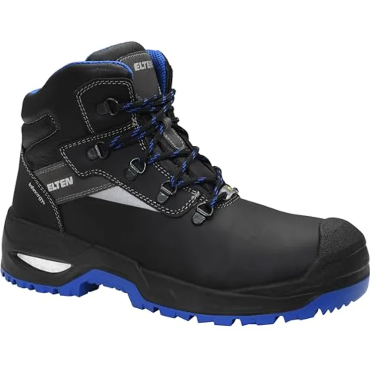 Sicherheitsschnürstiefel STEFANO XXSG black-blue Mid ESD S3, Gr. 38 ELTEN 768701
