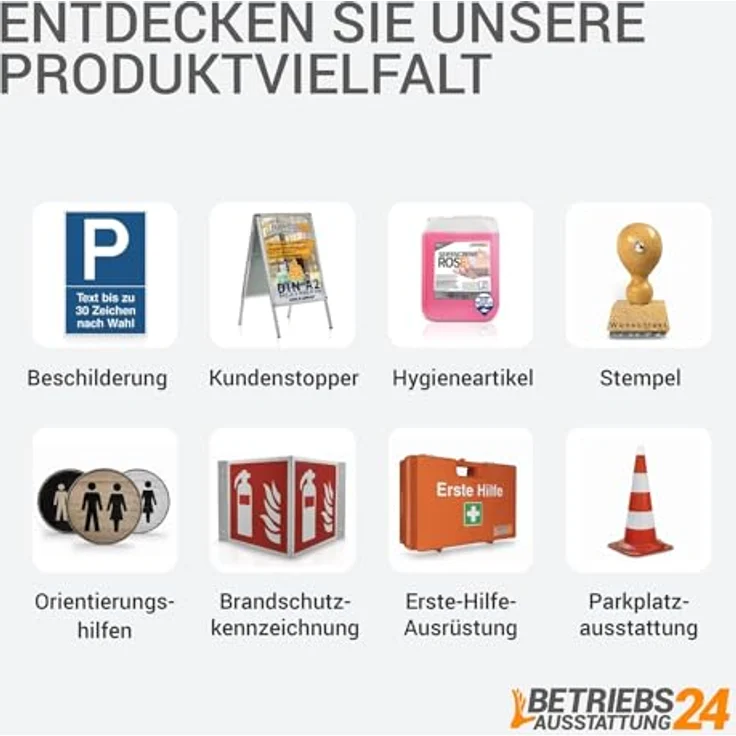Betriebsausstattung24® Warnschild "Warnung vor elektromagnetischem Feld", Aluminium geprägt, Ø 100 mm – Bild 2