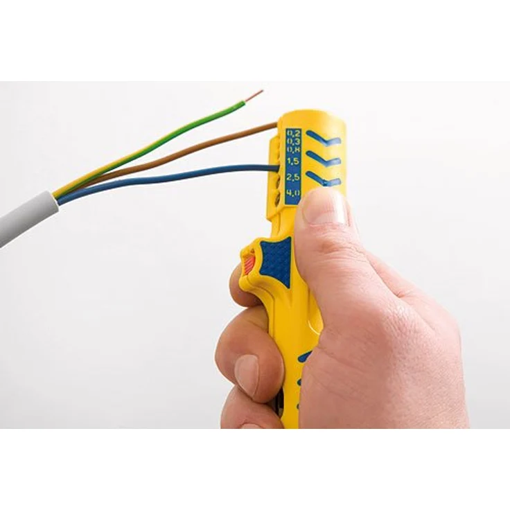 Jokari Kabelverarbeitungs-Set Secura II (für Coaxialkabel ø 4,8-7,5 mm und Rundkabel ø 8-13 mm, Abisolierwerkzeug Kabel) 490119 – Bild 3