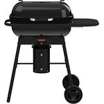barbecook Magnus Comfort Holzkohlegrill BBQ mit Gusseisenrost und Seitentisch, Grillen für 14 Personen, 85x64x110cm